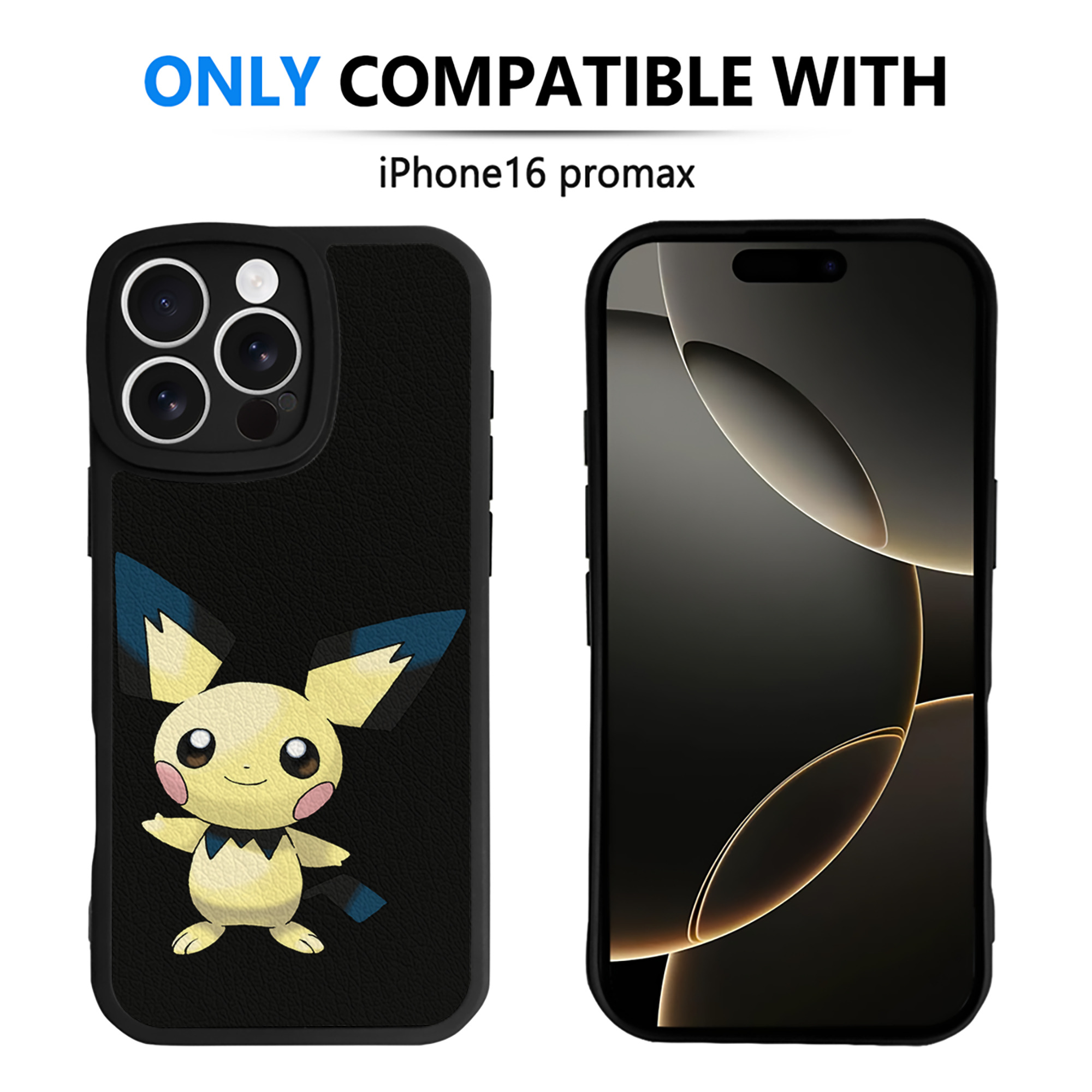（画像用） ポケットモンスター Pokémon 【iPhone 16シリーズ対応】シリコンスマホケース（レザー調） 材質：シリコン